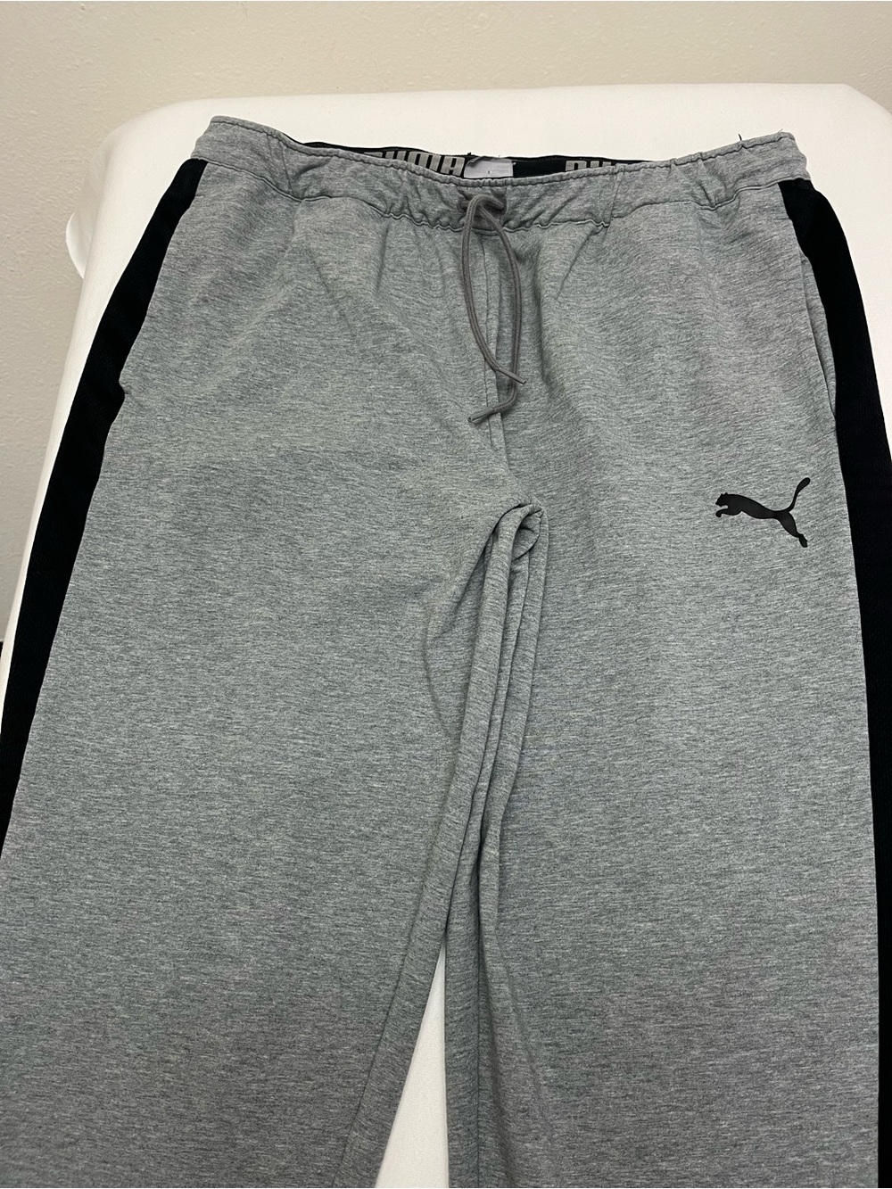 Puma Grey Joggers with Black Size Extra Large - Picture 3 of 9